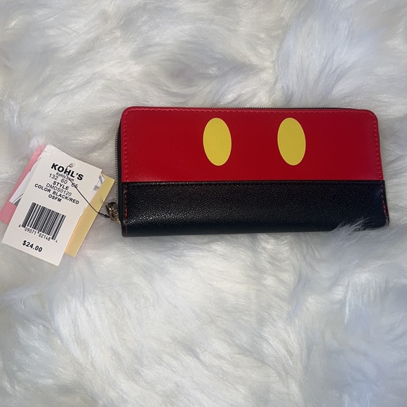 DISNEY SET MICKEY AND MINNIE BACKPACKS PLUS FREE WALLET! - Picture 16 of 17